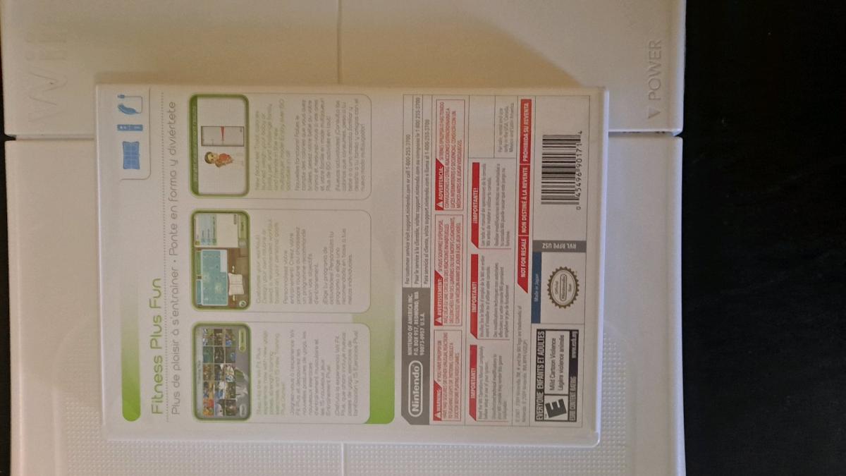 Nintendo Wii Balance Board and Wii Fit Plus Game