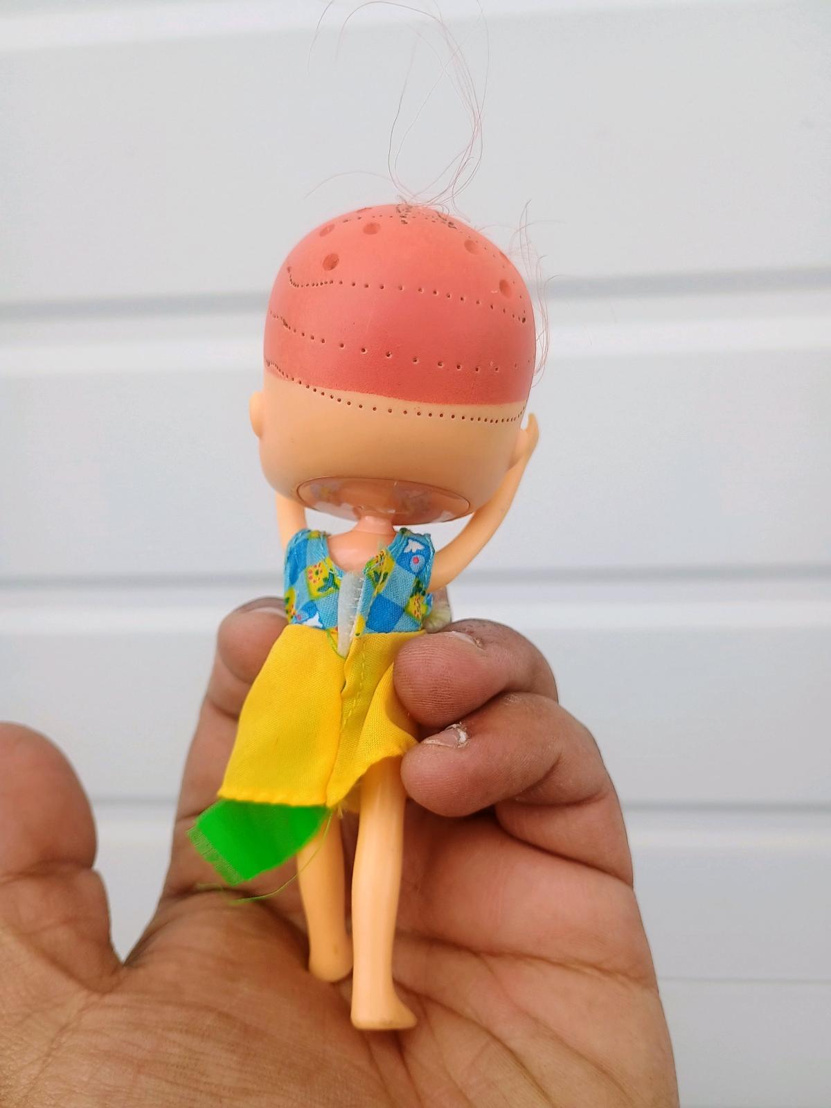 Bandai Strawberry Shortcake Dolls with NO HAIR 2002 2003 Vin