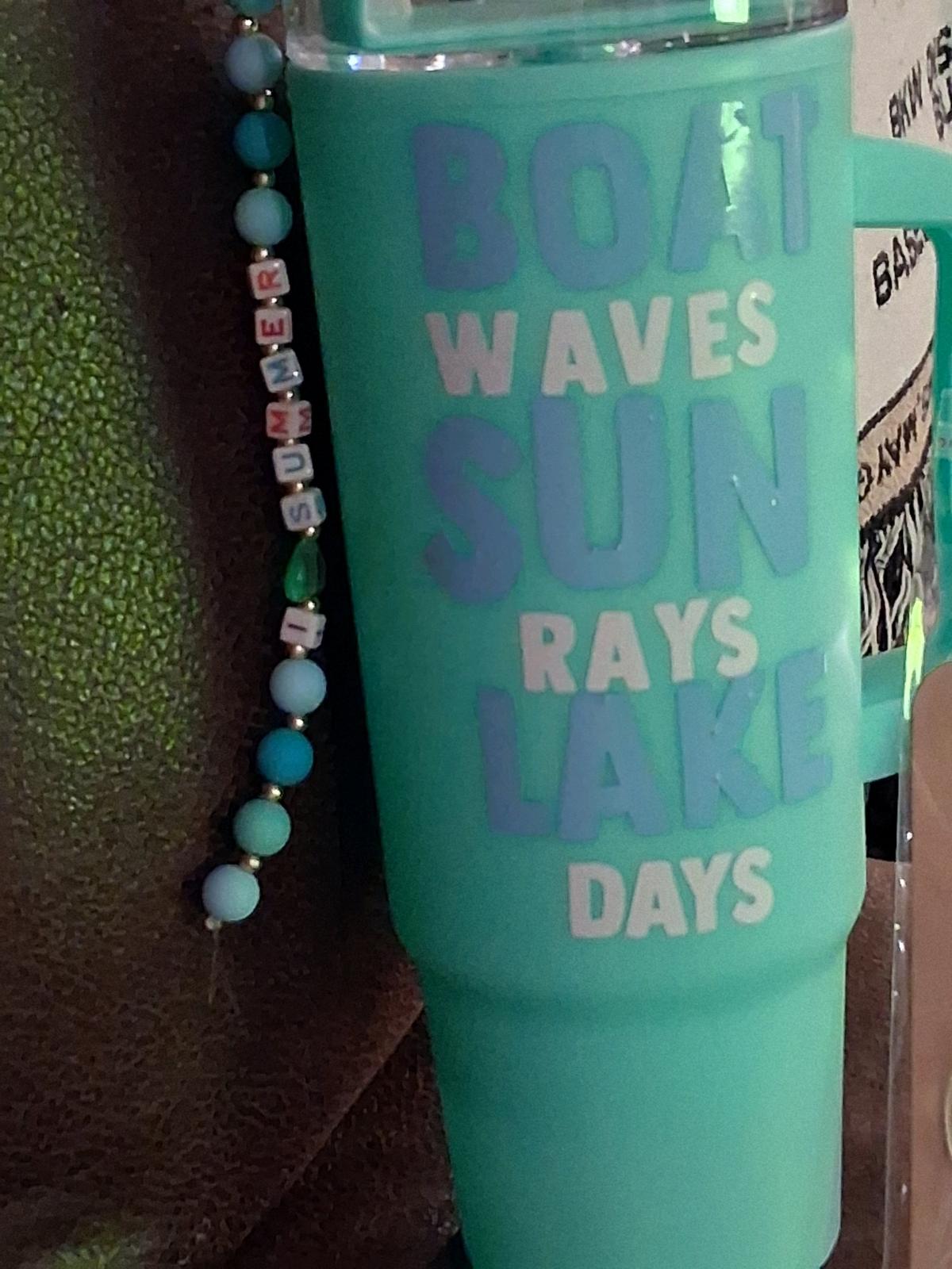 handmade tumbler keychain