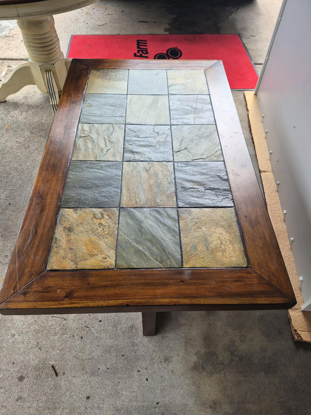 nice Used Large wooden living room center table