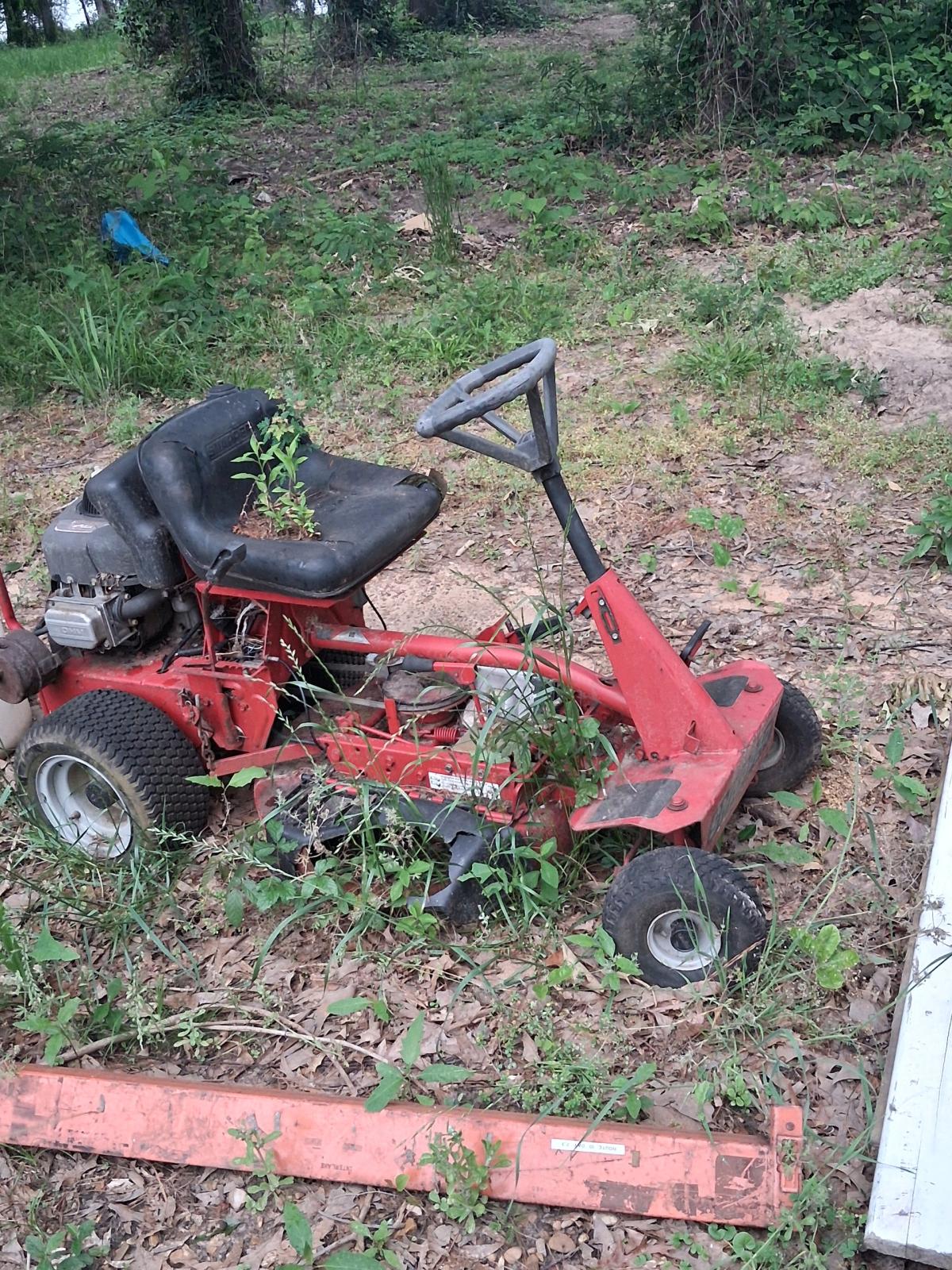 snapper riding mower