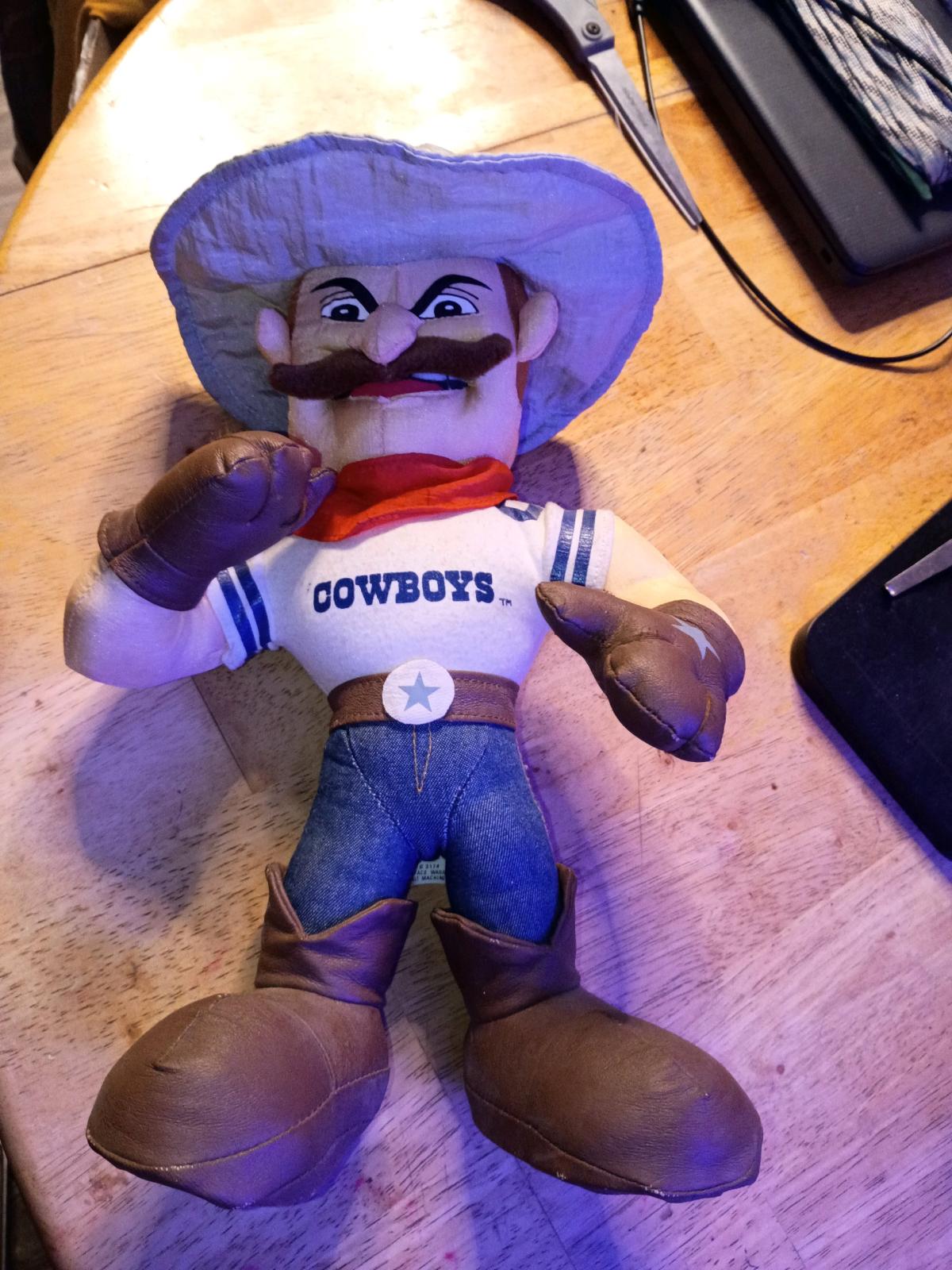 1995 cowboys mascot rowdy