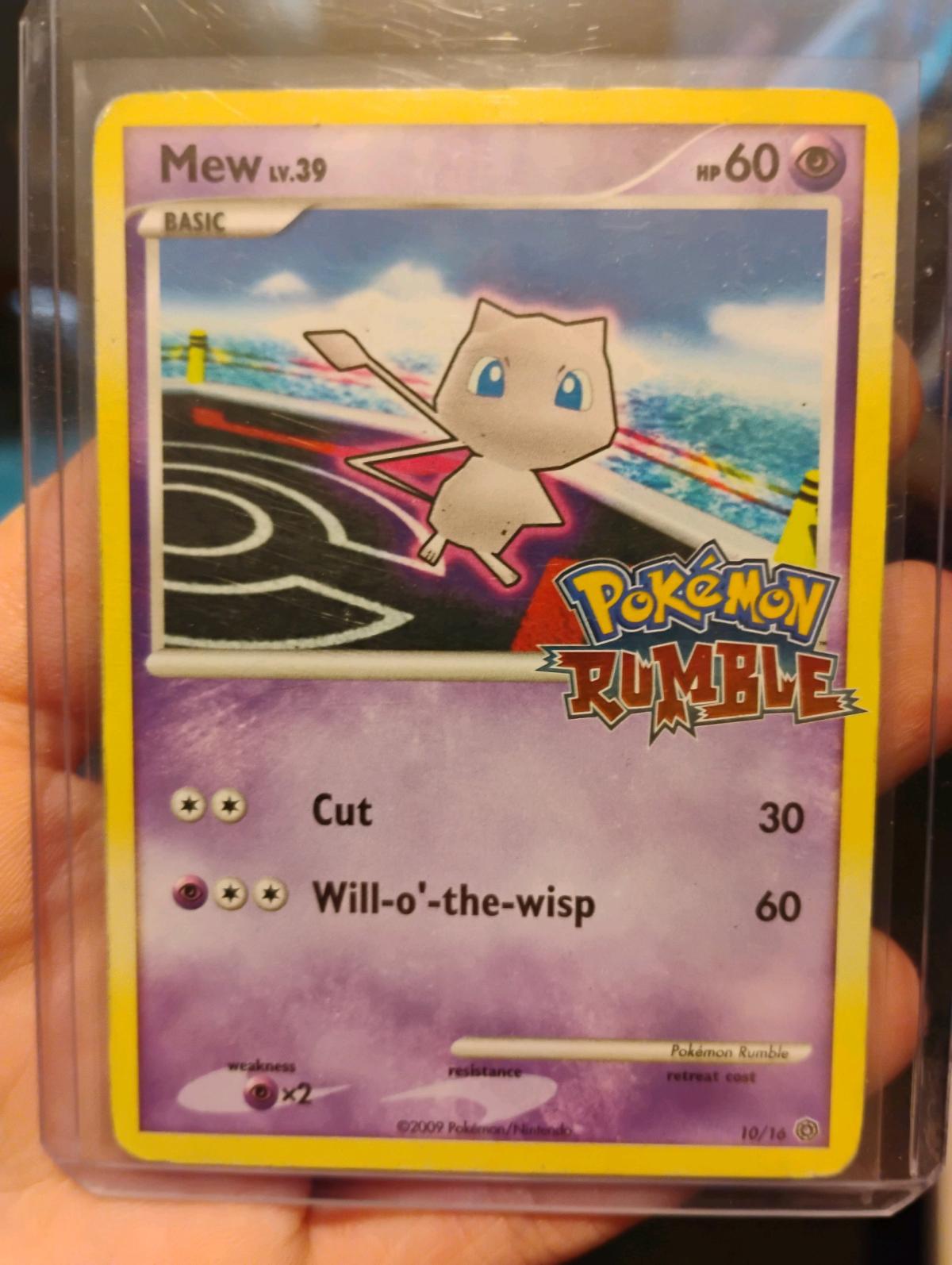 2009 Pokemon Rumble Mew and MewTwo