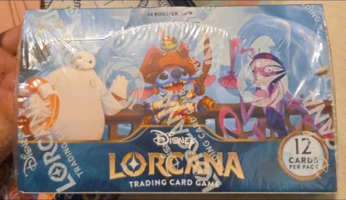 Disney Lorcana Azurite Sea Booster Box Sealed 24 Packs New