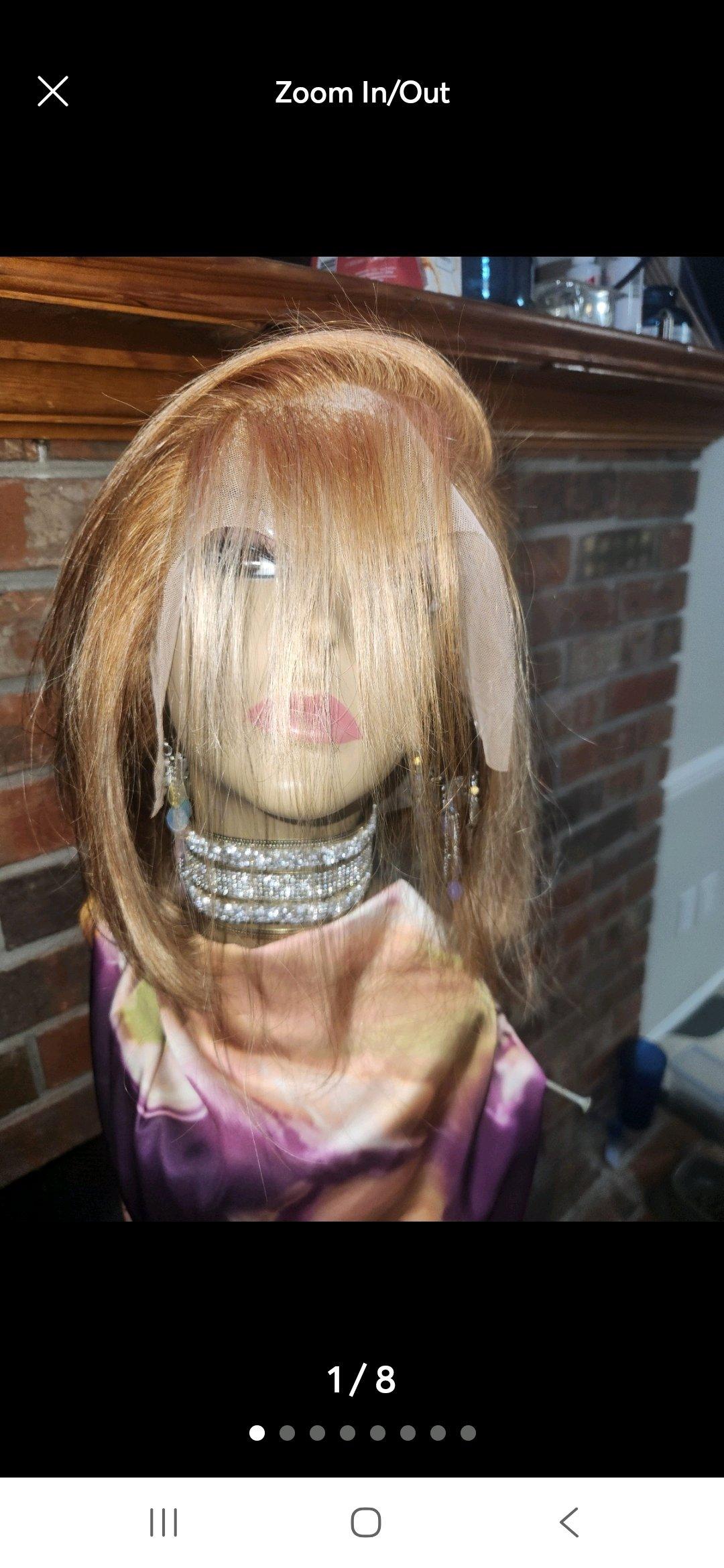 Feathered Bob Wig