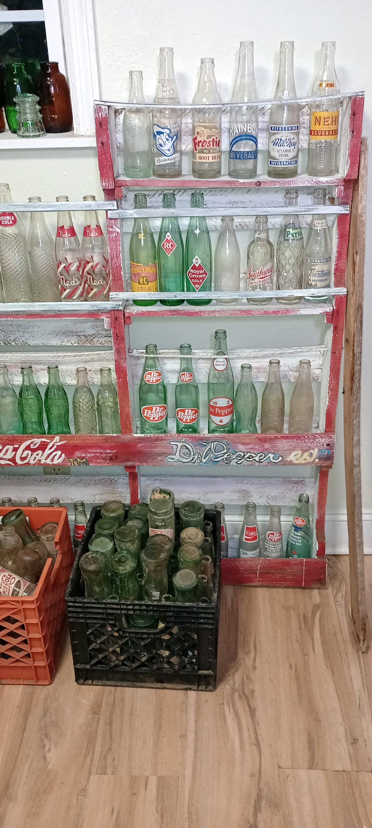 HUGE GLASS SODA BOTTLE COLLECTION