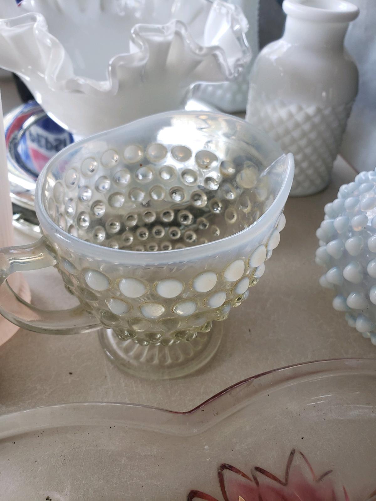 white bubble hall vases and etc