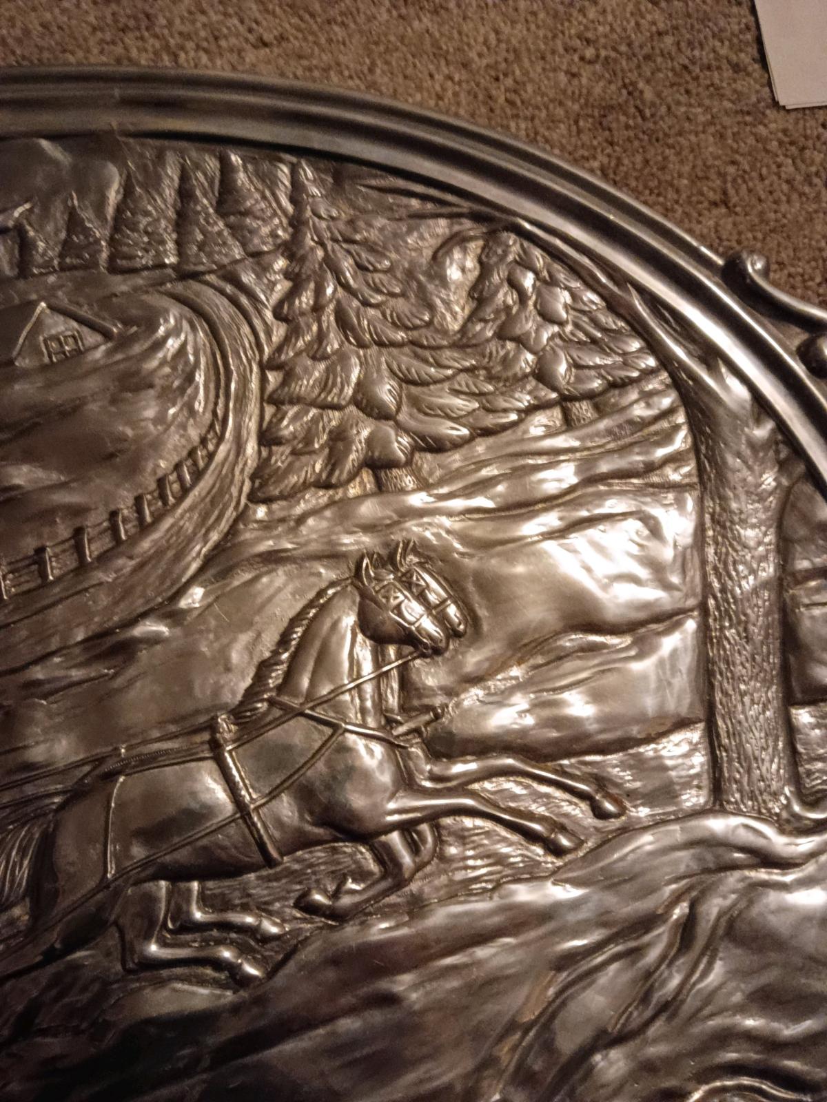 tin Christmas tray