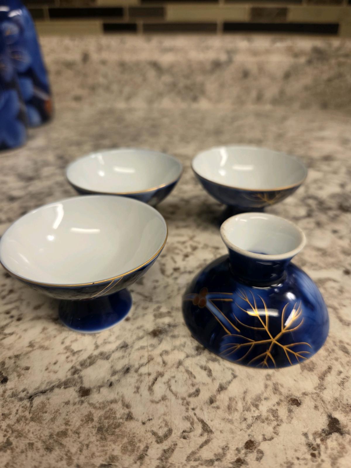 Authentic Porcelain Japanese Tea Set 6pc