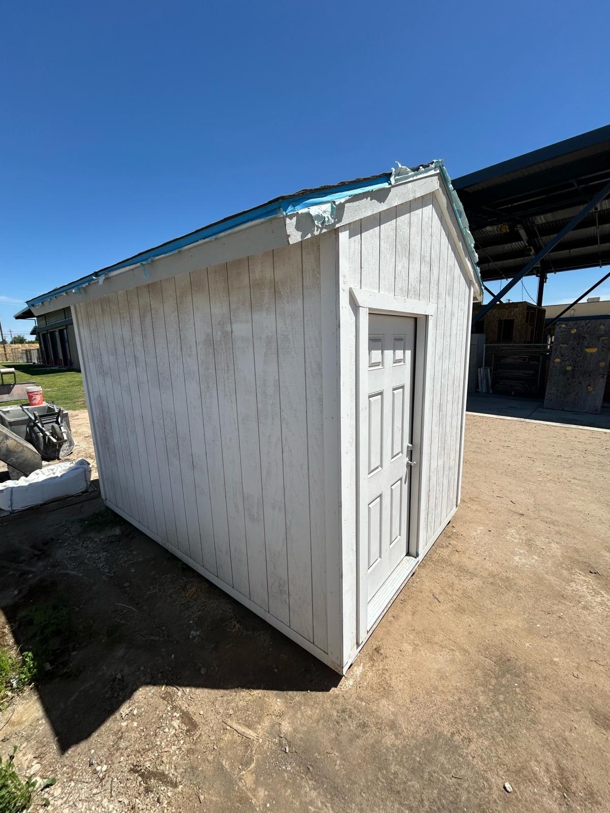8x12 Prime Shed Ready For Paint