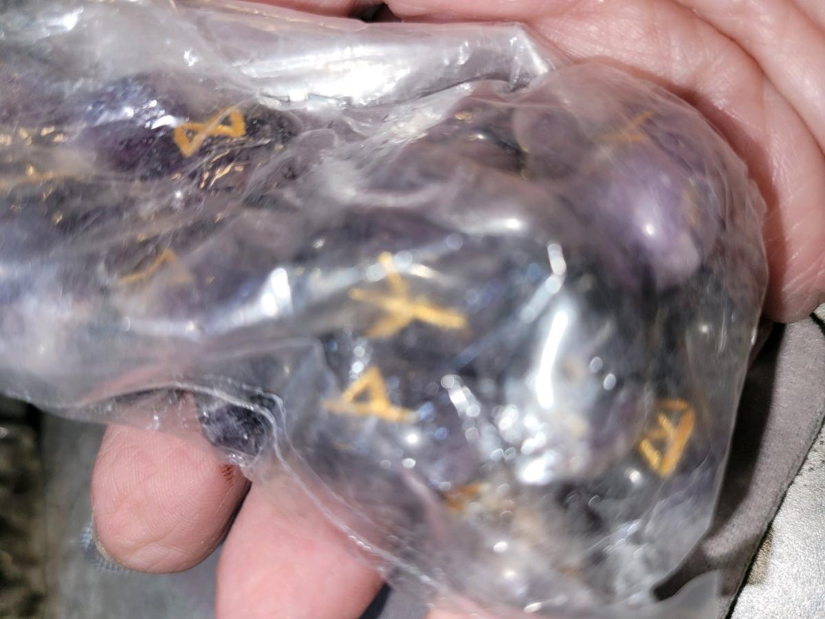 Amethyst Rune Stone Set