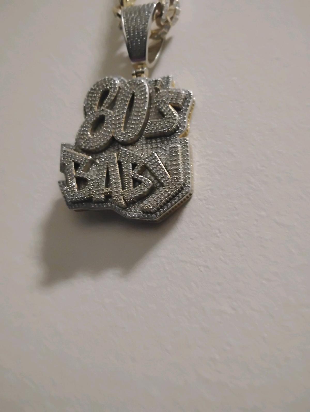 80s Baby Iced Out Cuban Chain