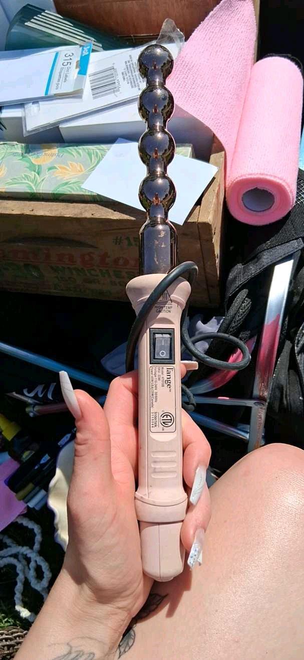 Lange bubble curling iron