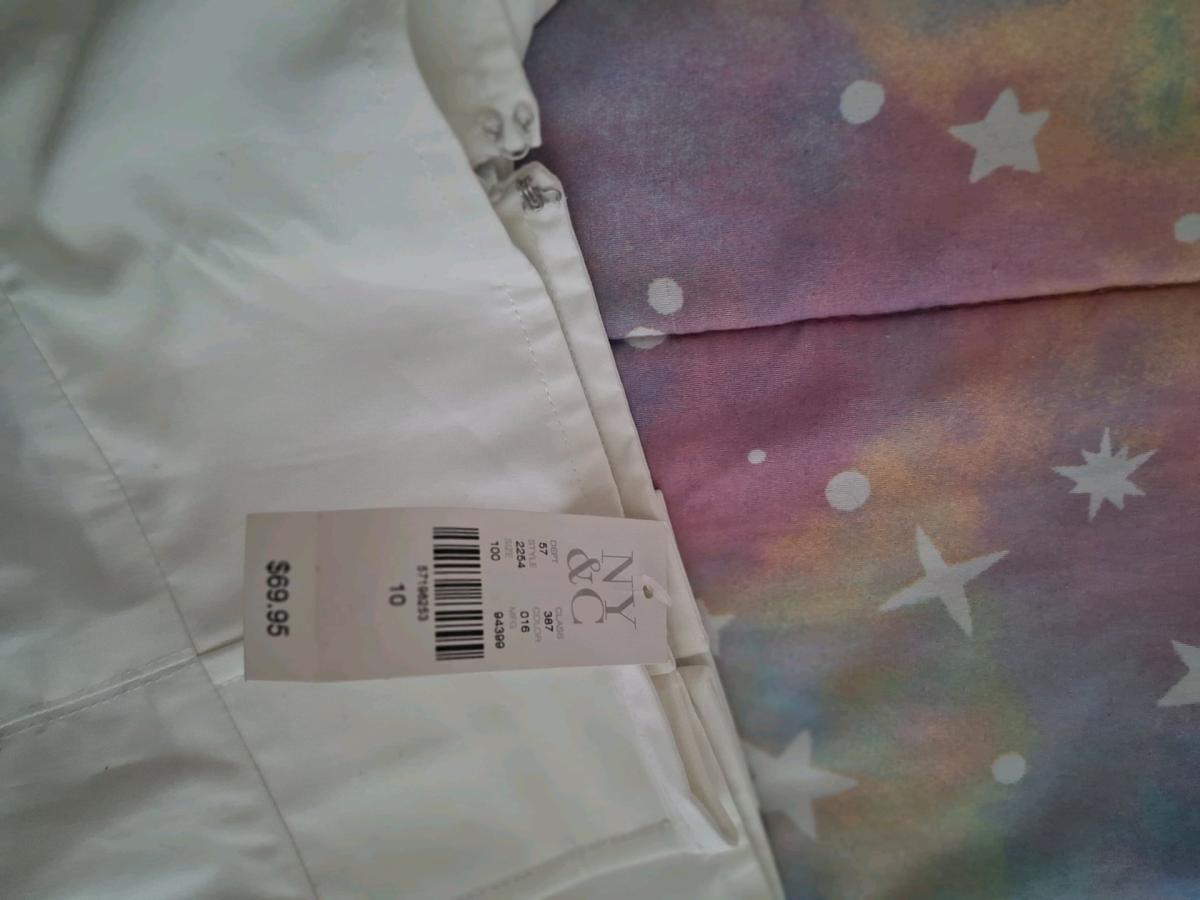 NYCO MULTICOLOR STRIPED SKIRT size 10