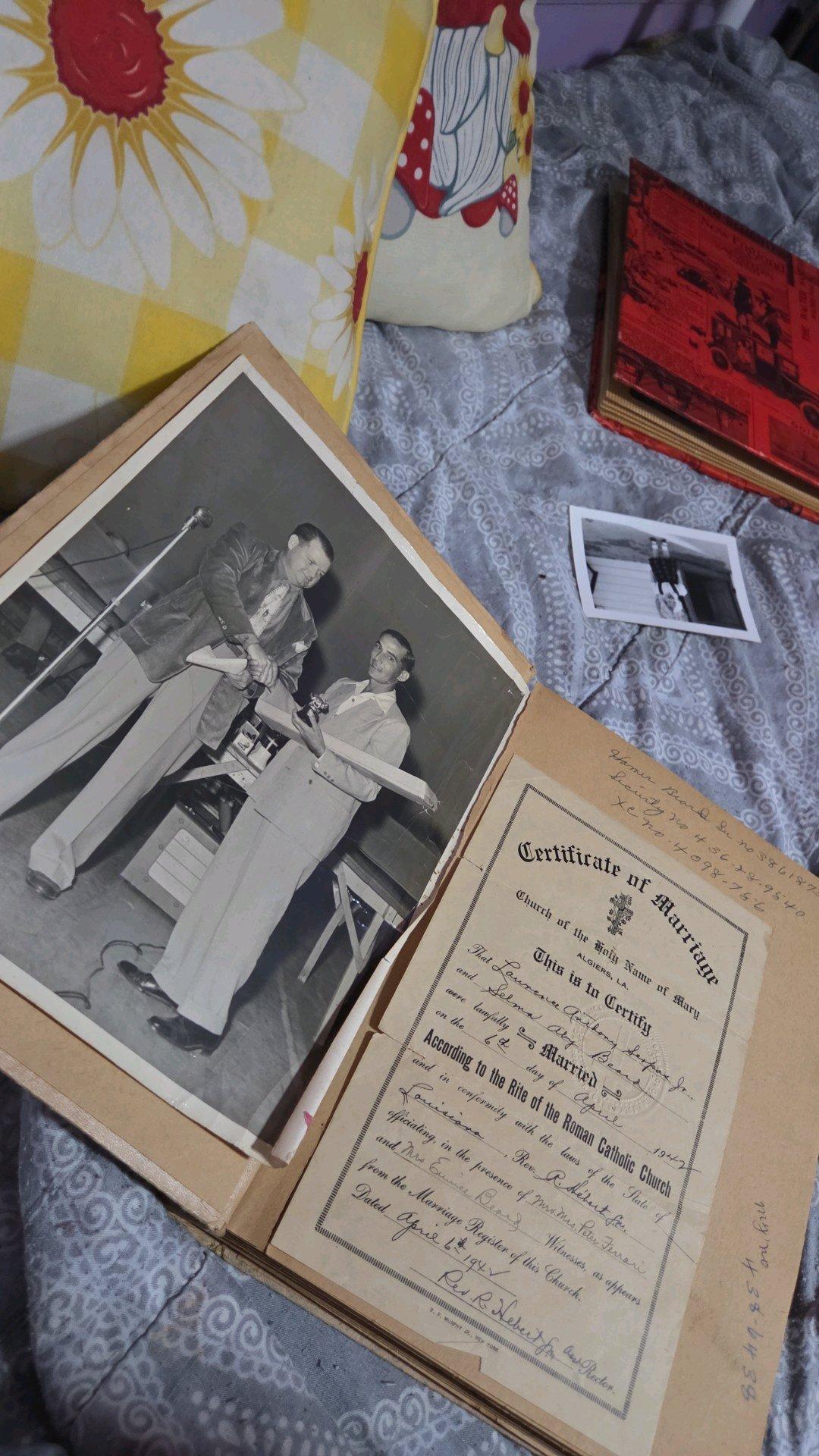 old picnewspaper clippings etc