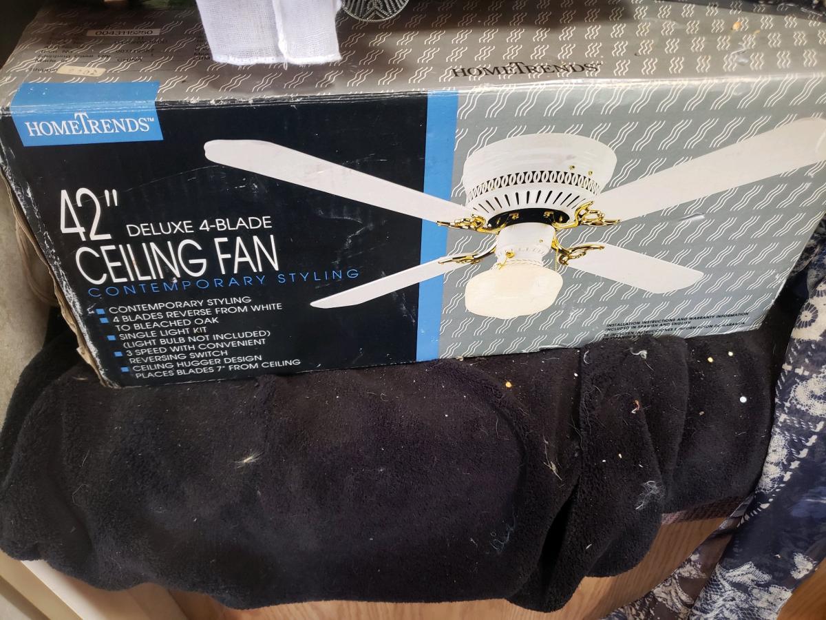 white ceiling fan