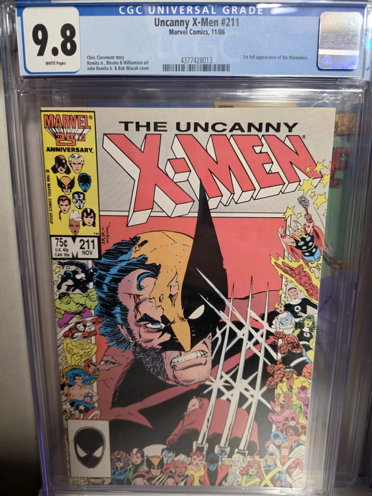 The Uncanny XMen 211 Marvel Comics 1186