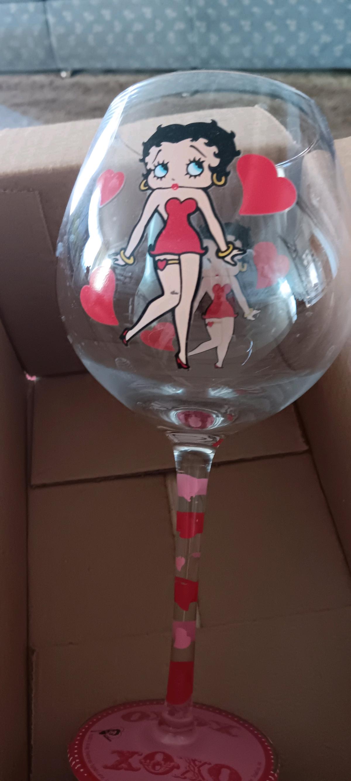 betty boop Wine goblet