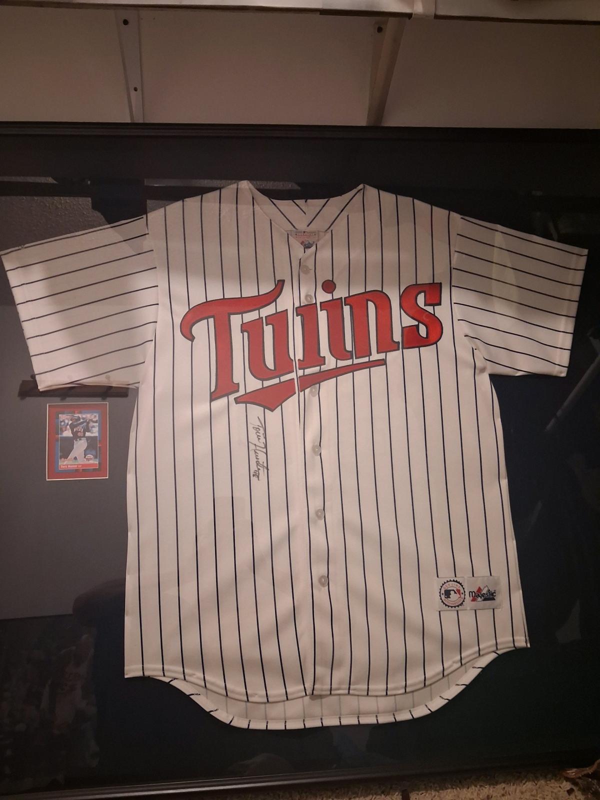 autographed torii hunter jersey