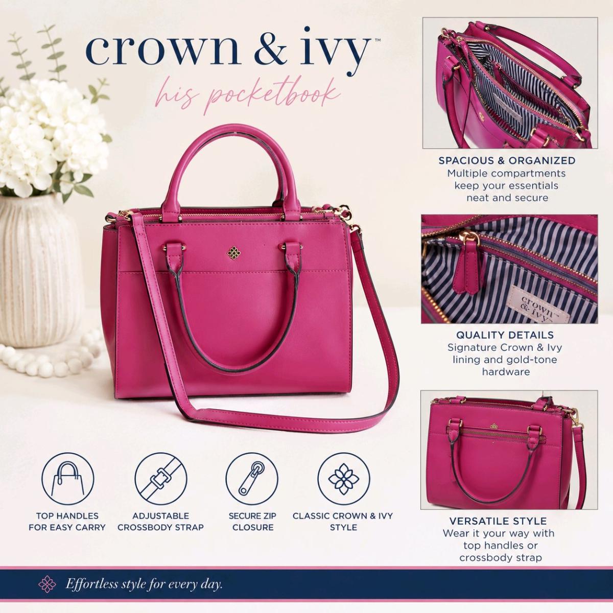 crown and ivy crossbody or shoulder bag