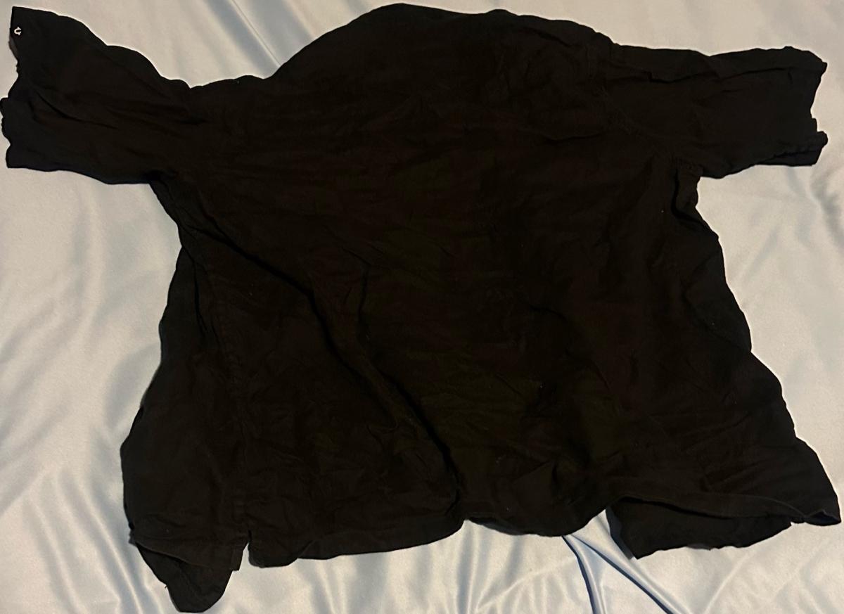 True Religion Shirt Mens Medium Black Western Short Sleeve S