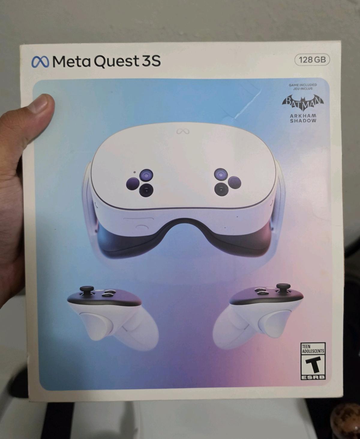 Meta Quest 3s with additional addons See Description