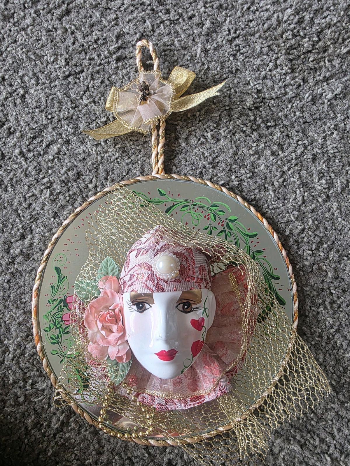 Vintage Clay Art Masks Ceramic porcelain