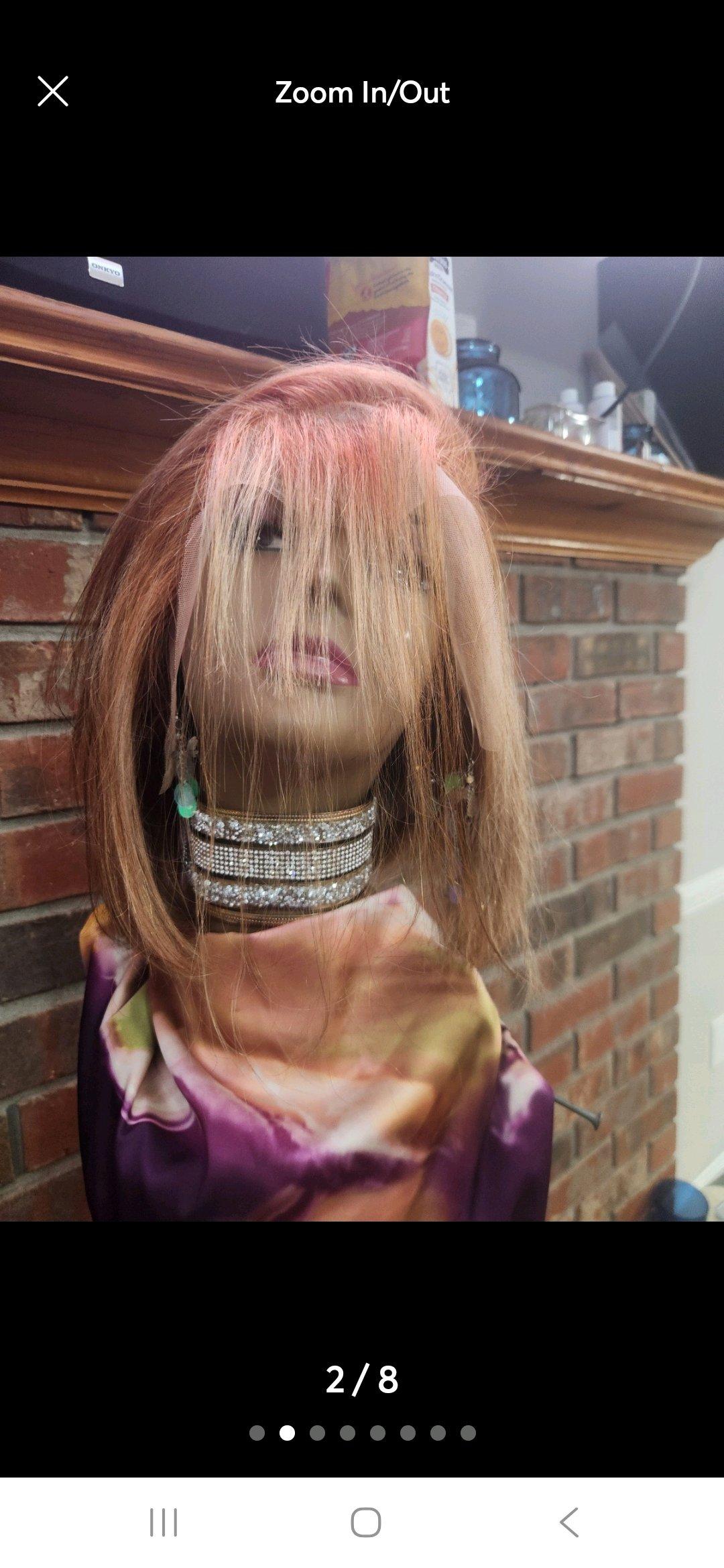 Feathered Bob Wig