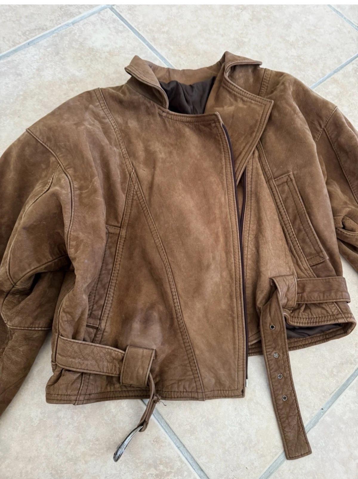 leather jacket M  chaqueta de cuero