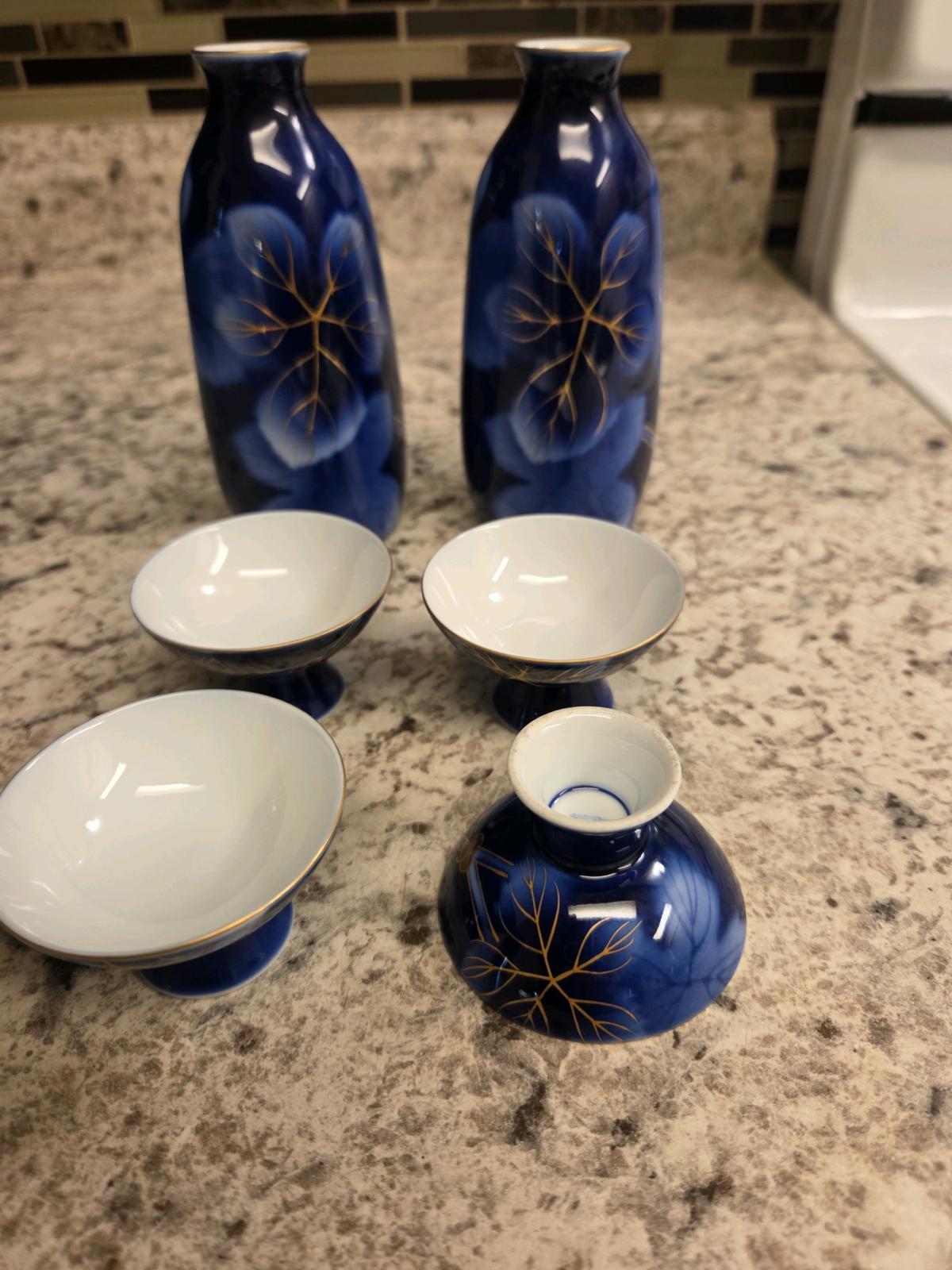 Authentic Porcelain Japanese Tea Set 6pc