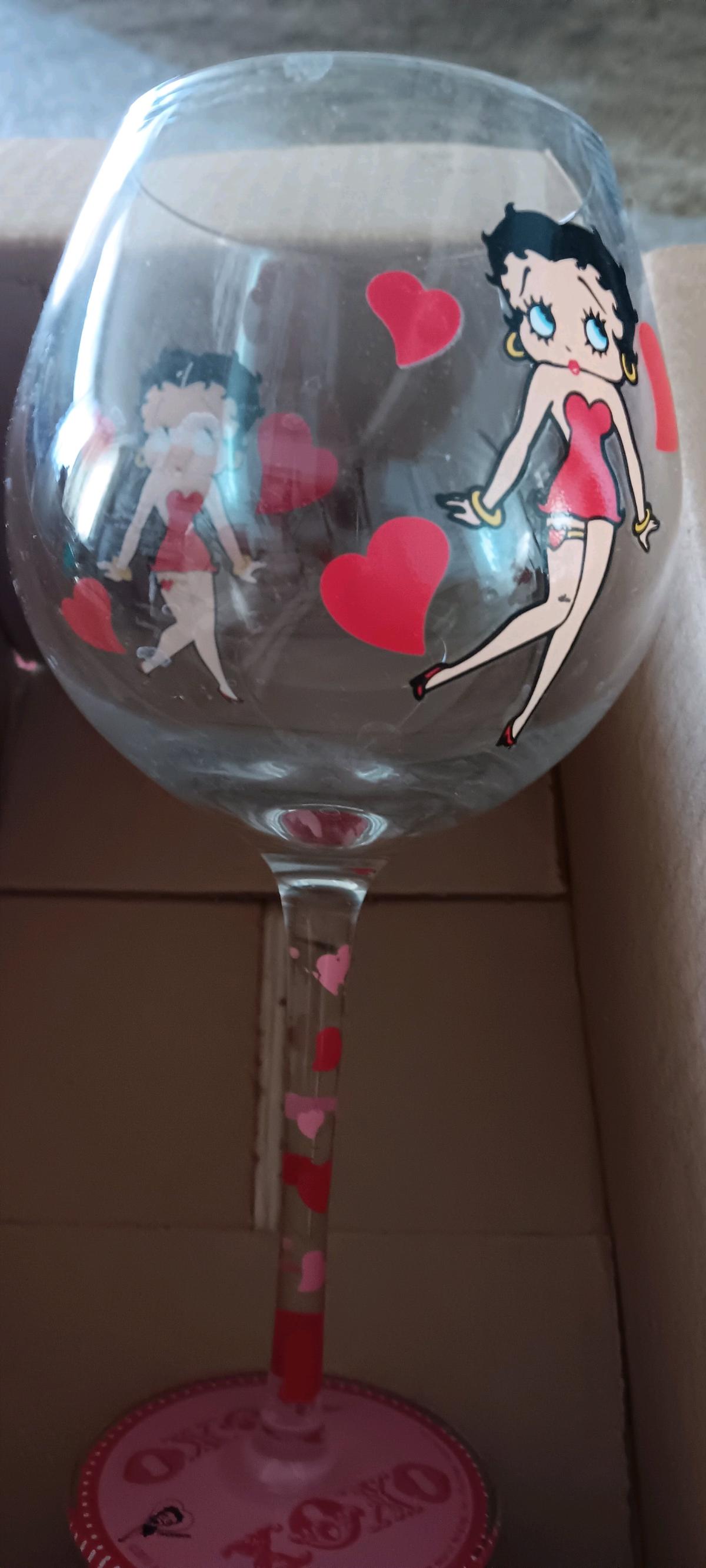 betty boop Wine goblet