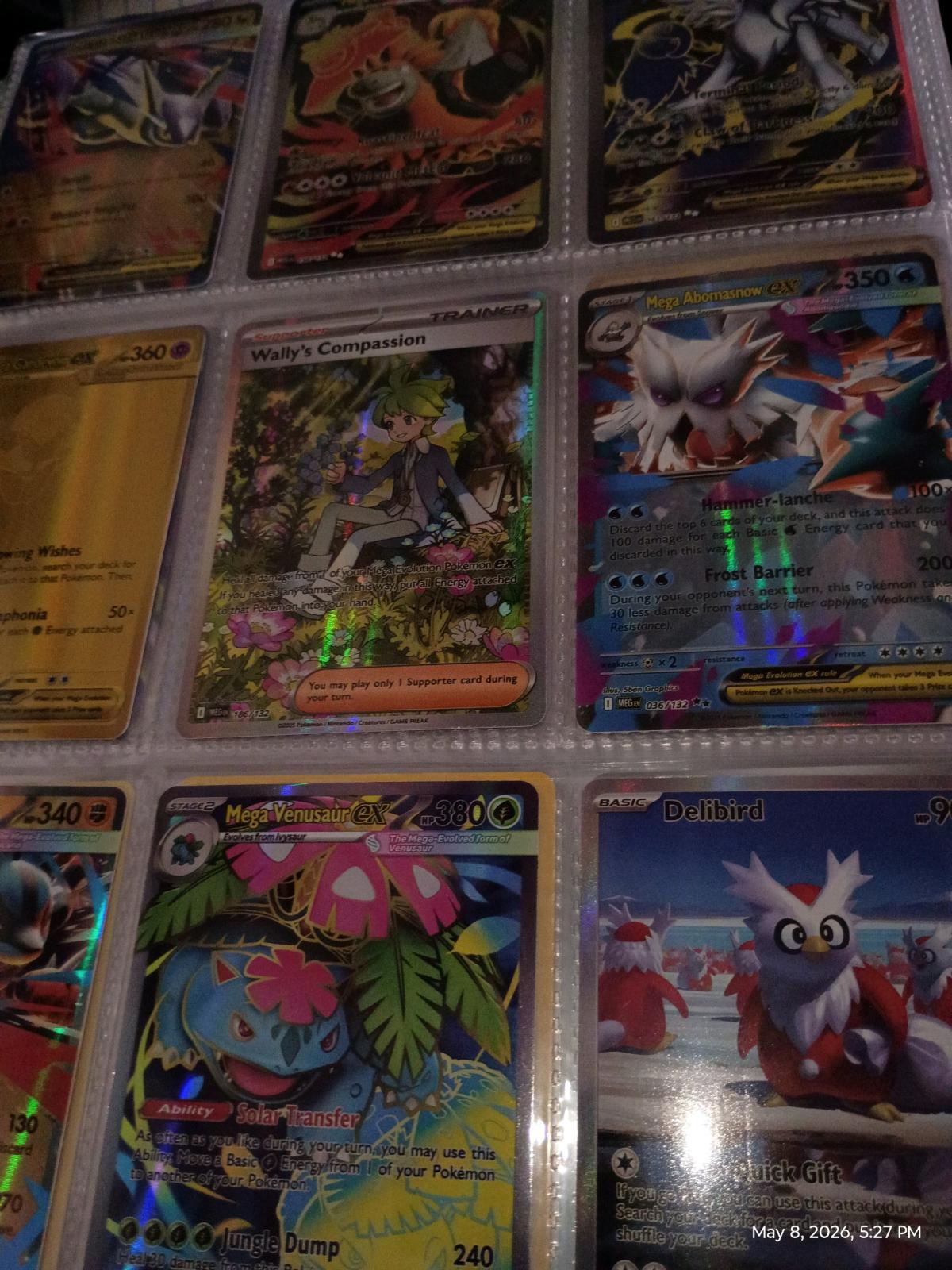 pokemon cards binder full and big box