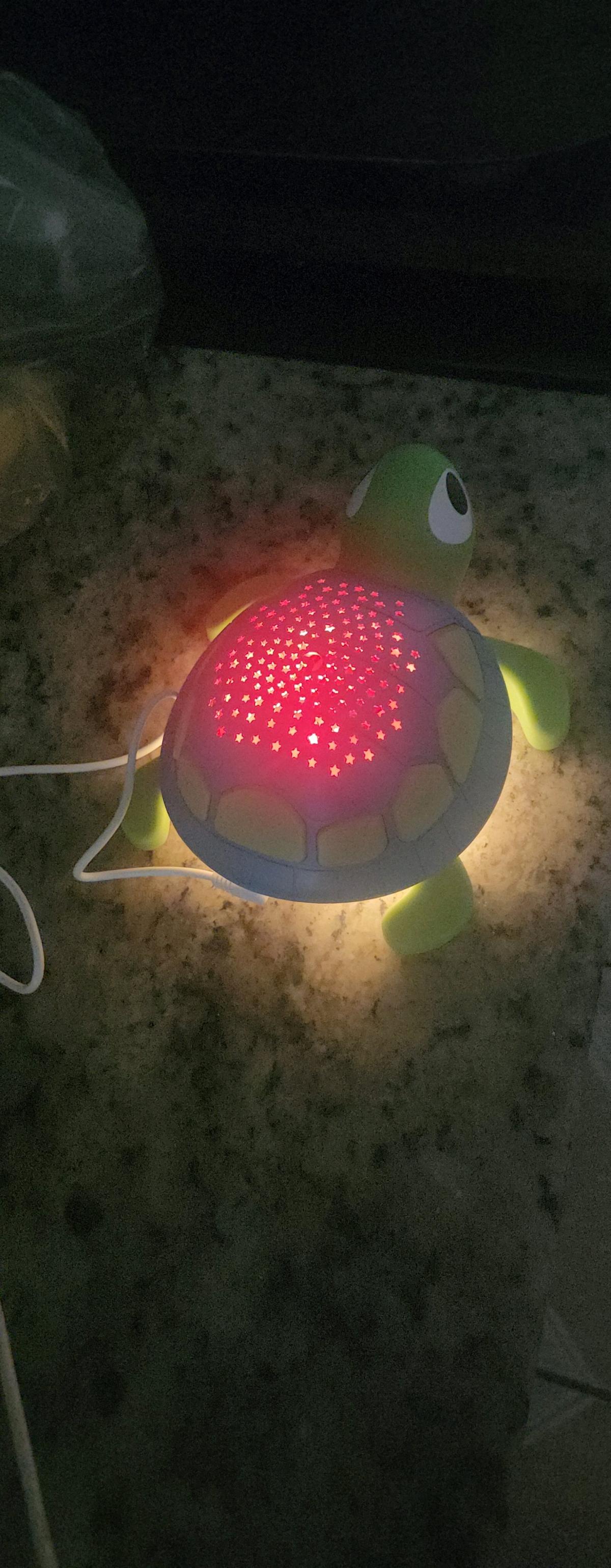 New changing colors sound projector light