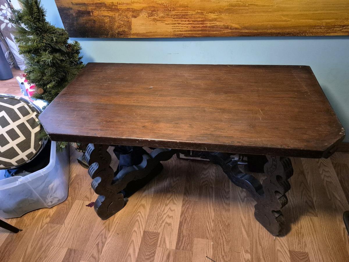 nice Used Solid Wood Living Room entry table