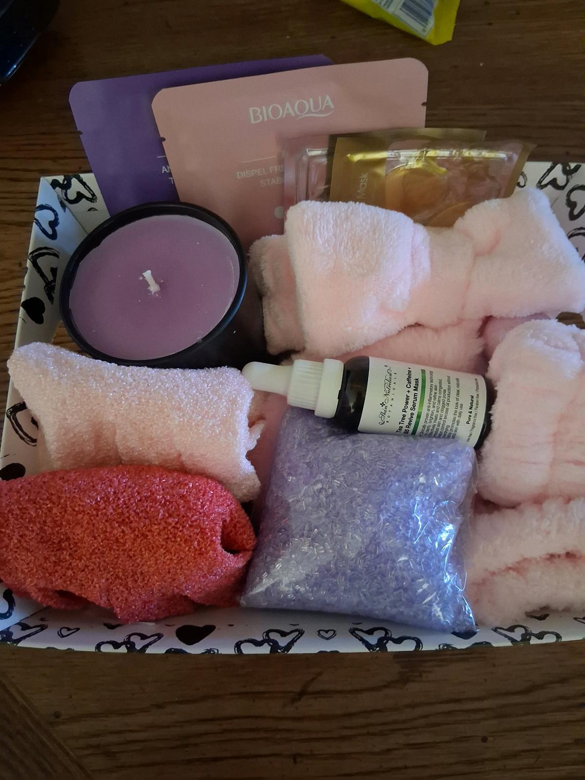 Homemade Spa Gift basket