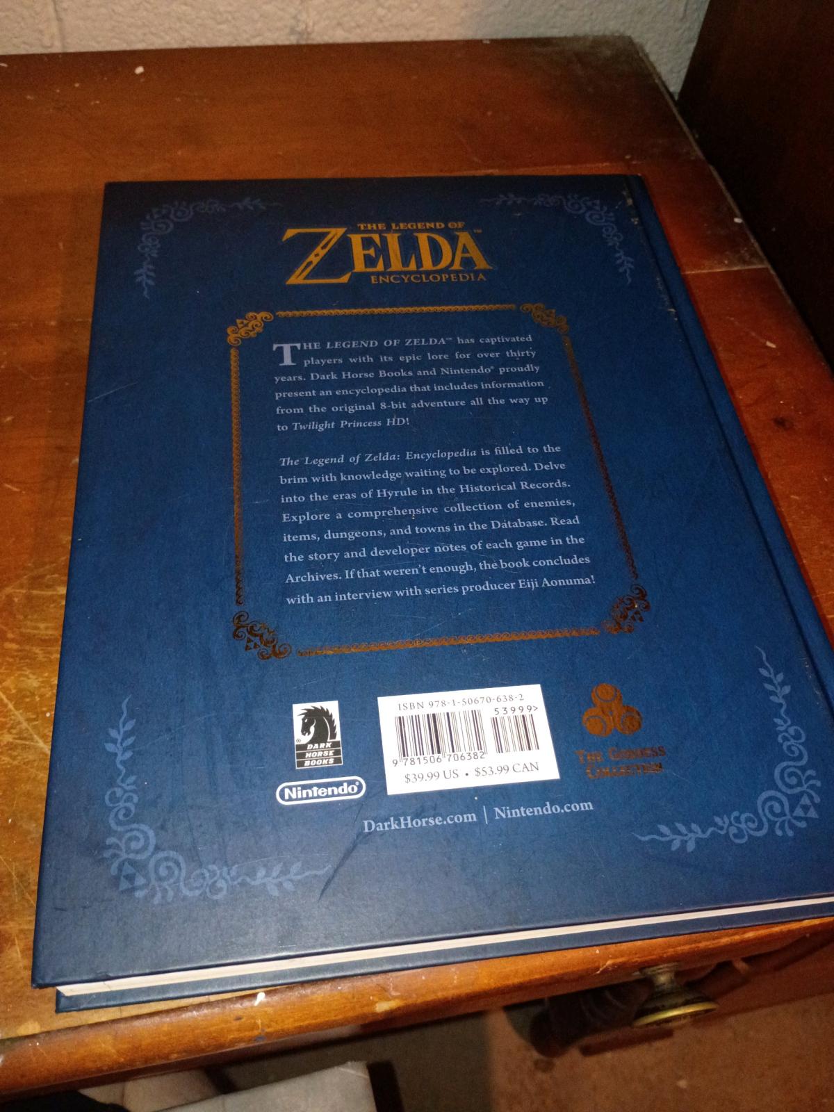 legend of Zelda encyclopedia blue book