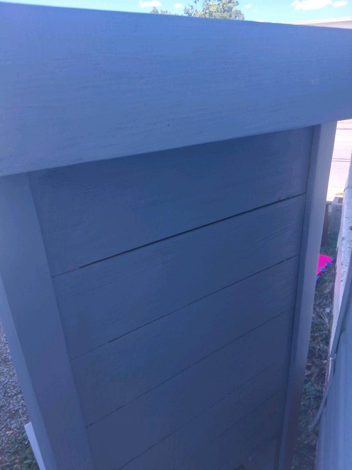 one of a kind flower box and seat all in one handcrafted