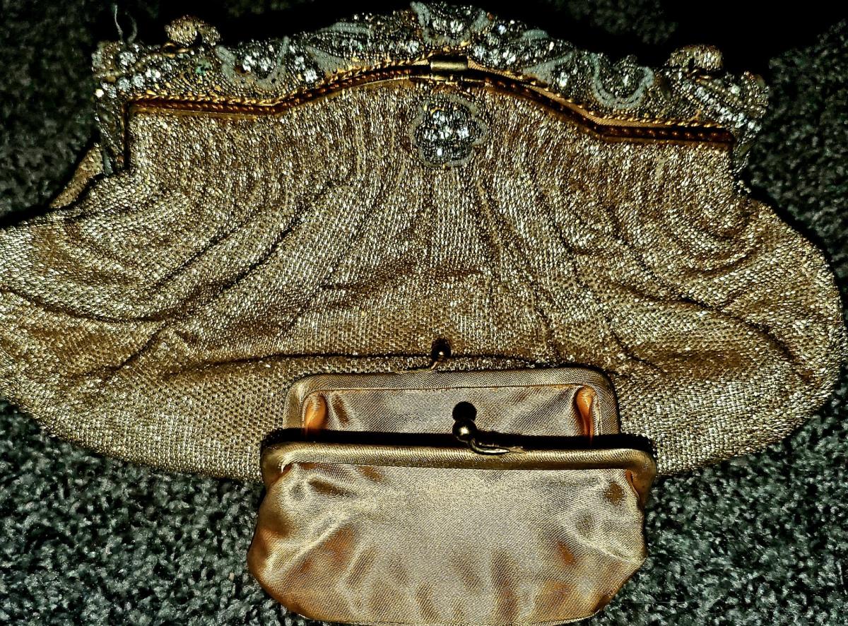 1940 original Saks fifth ave purse and coin purse