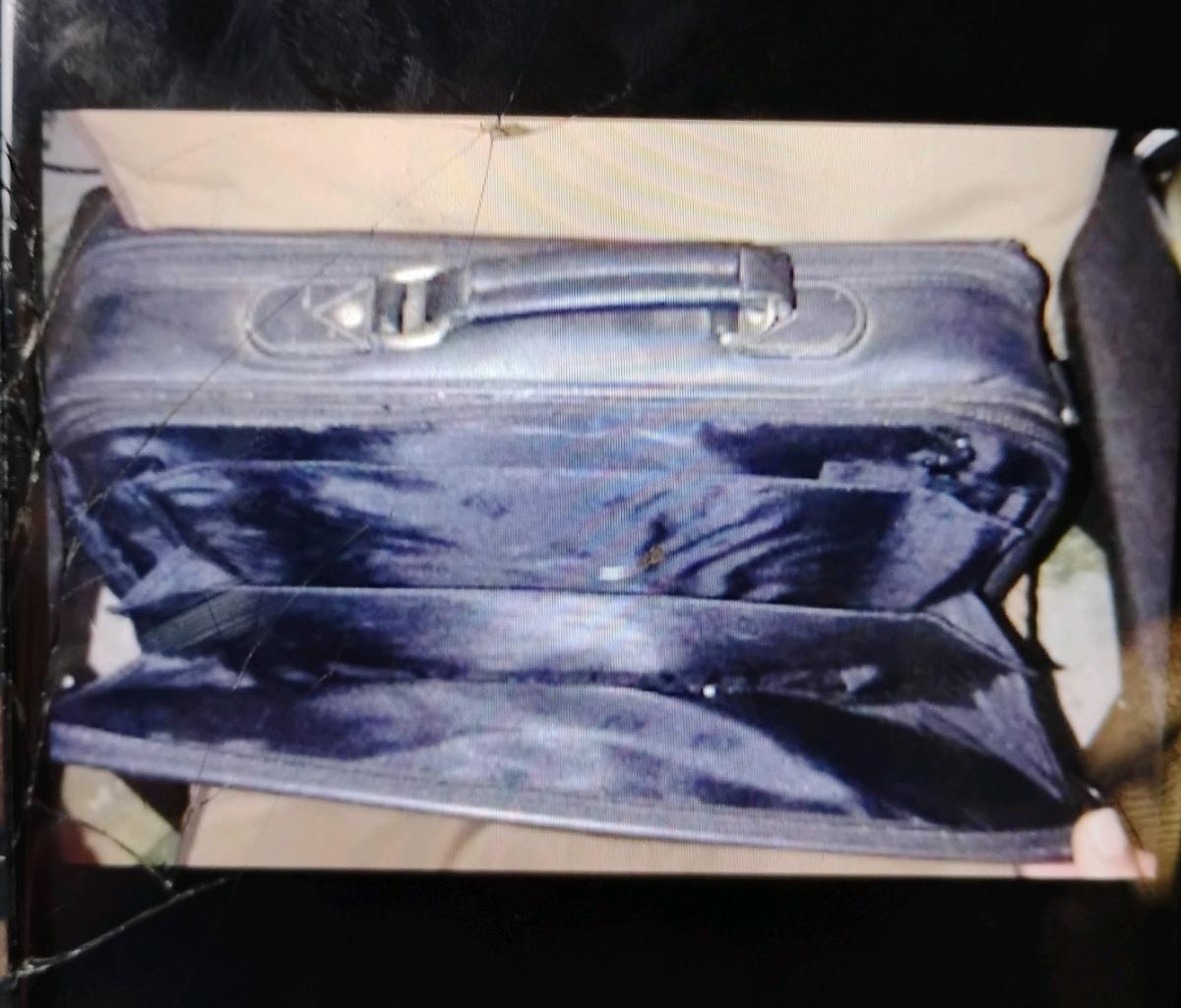 A  Large Black Computer Bag