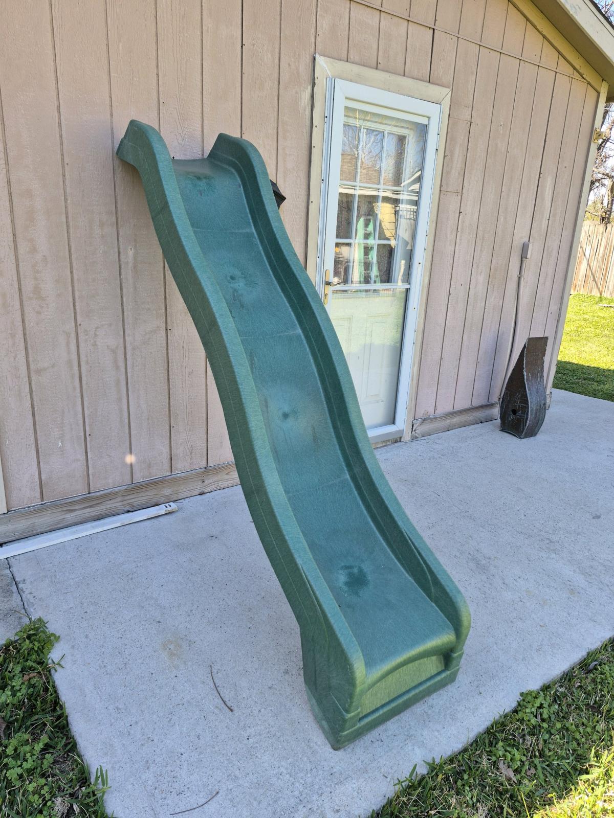nice Used 4ft Green Swing And Slide