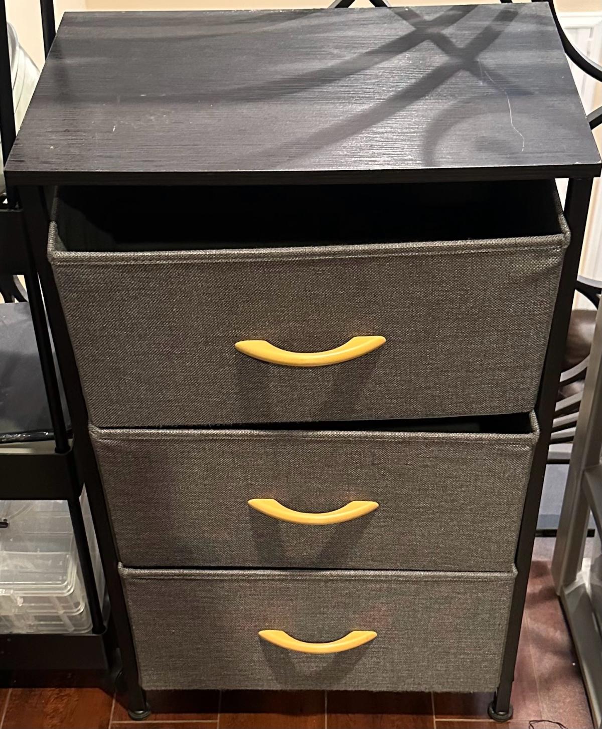 Drawer 3tier fabric dresser organizer