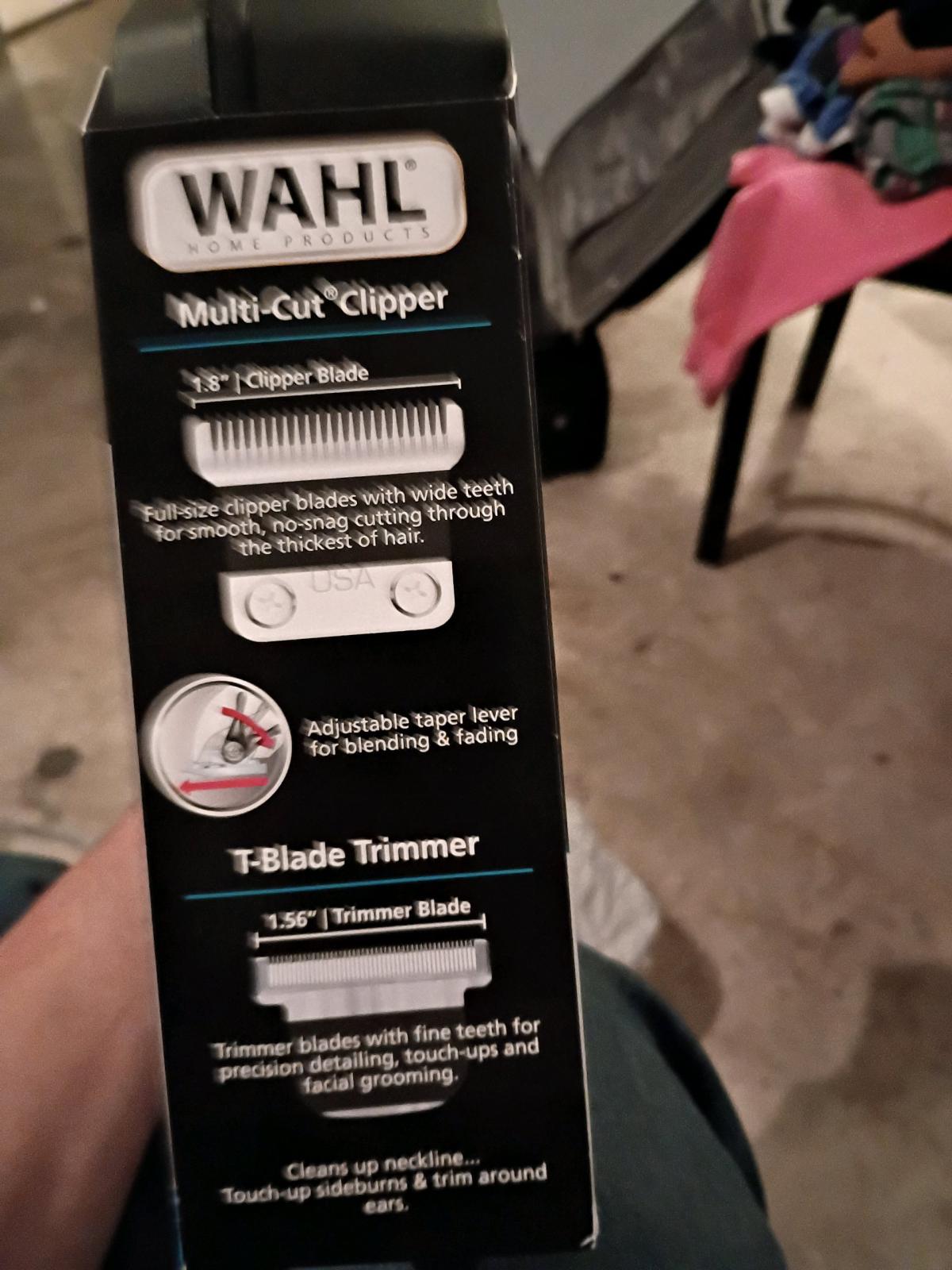wahl dual set of hair clippers