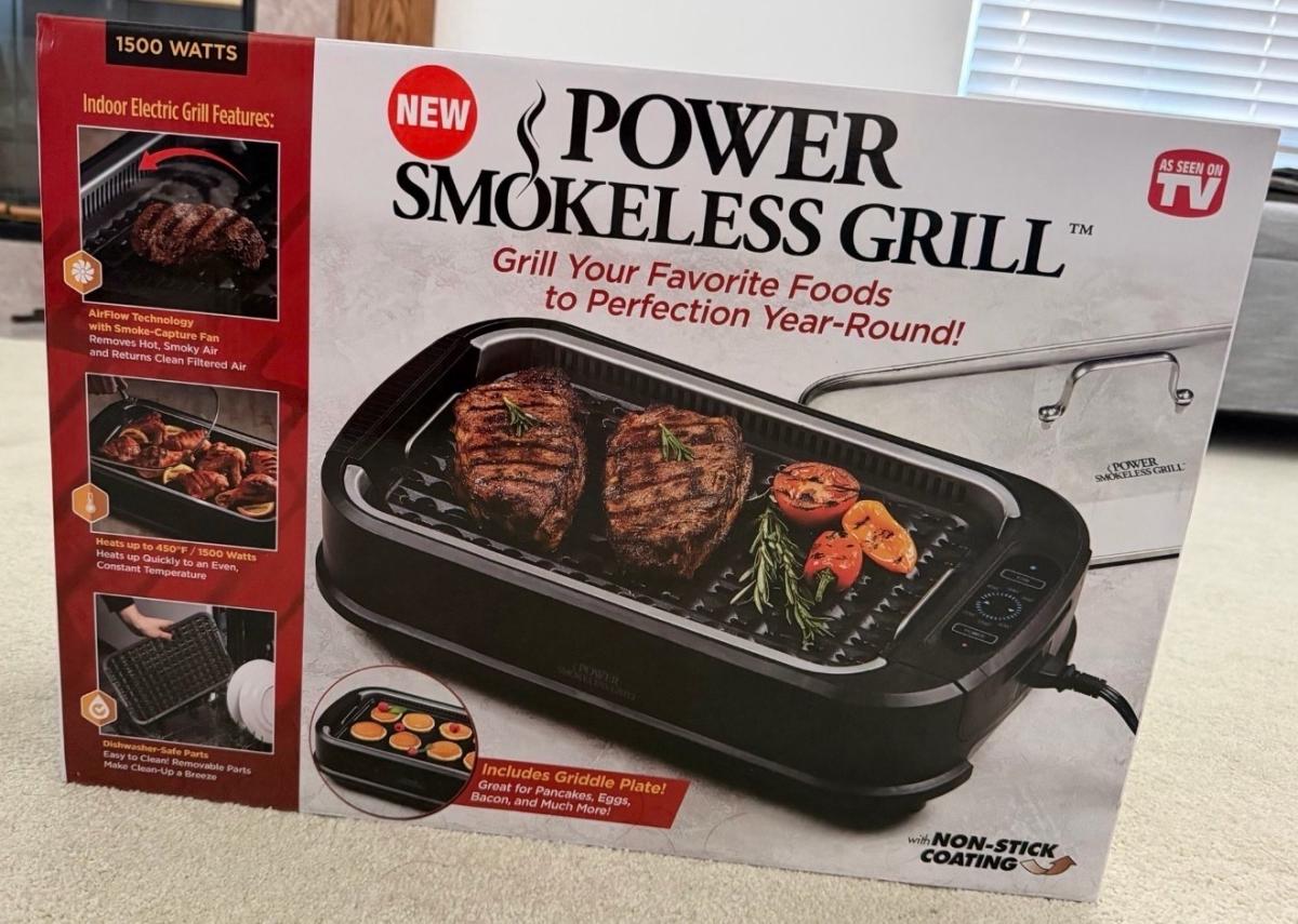 Tristar Smokeless Indoor Electric Grill With Tempered Lid