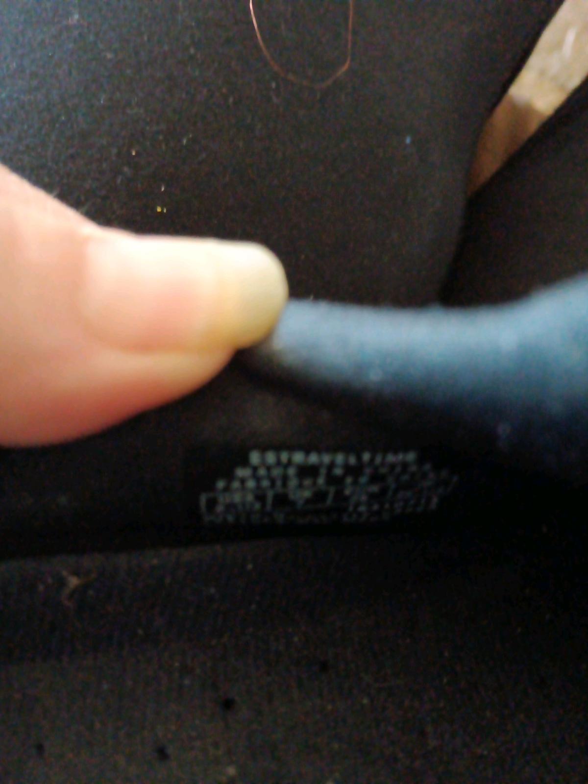 blue  black check shoes