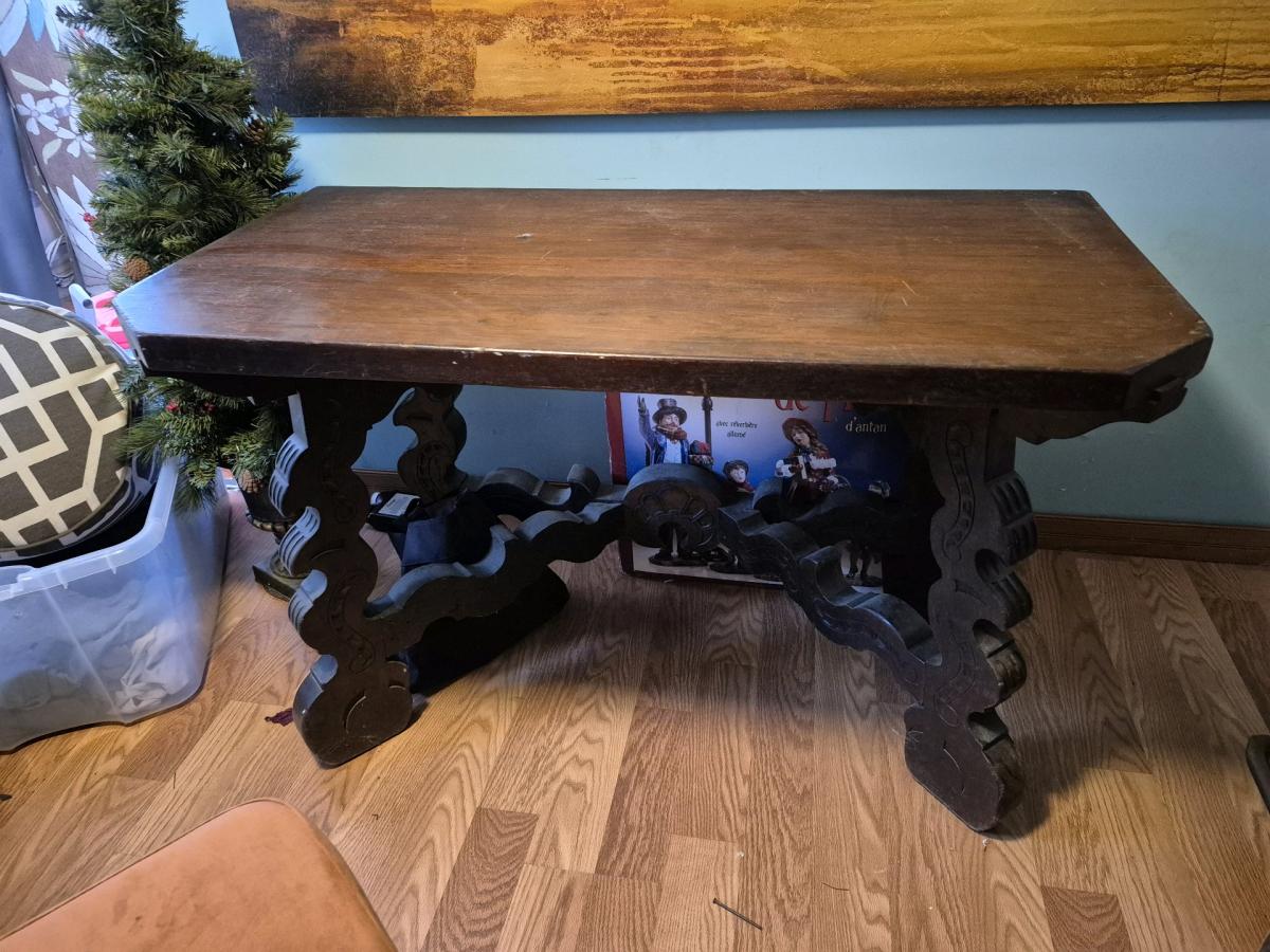 nice Used Solid Wood Living Room entry table