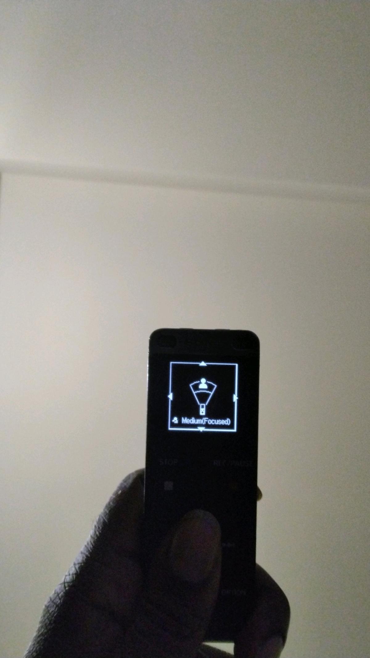 Sony pocket size recorder