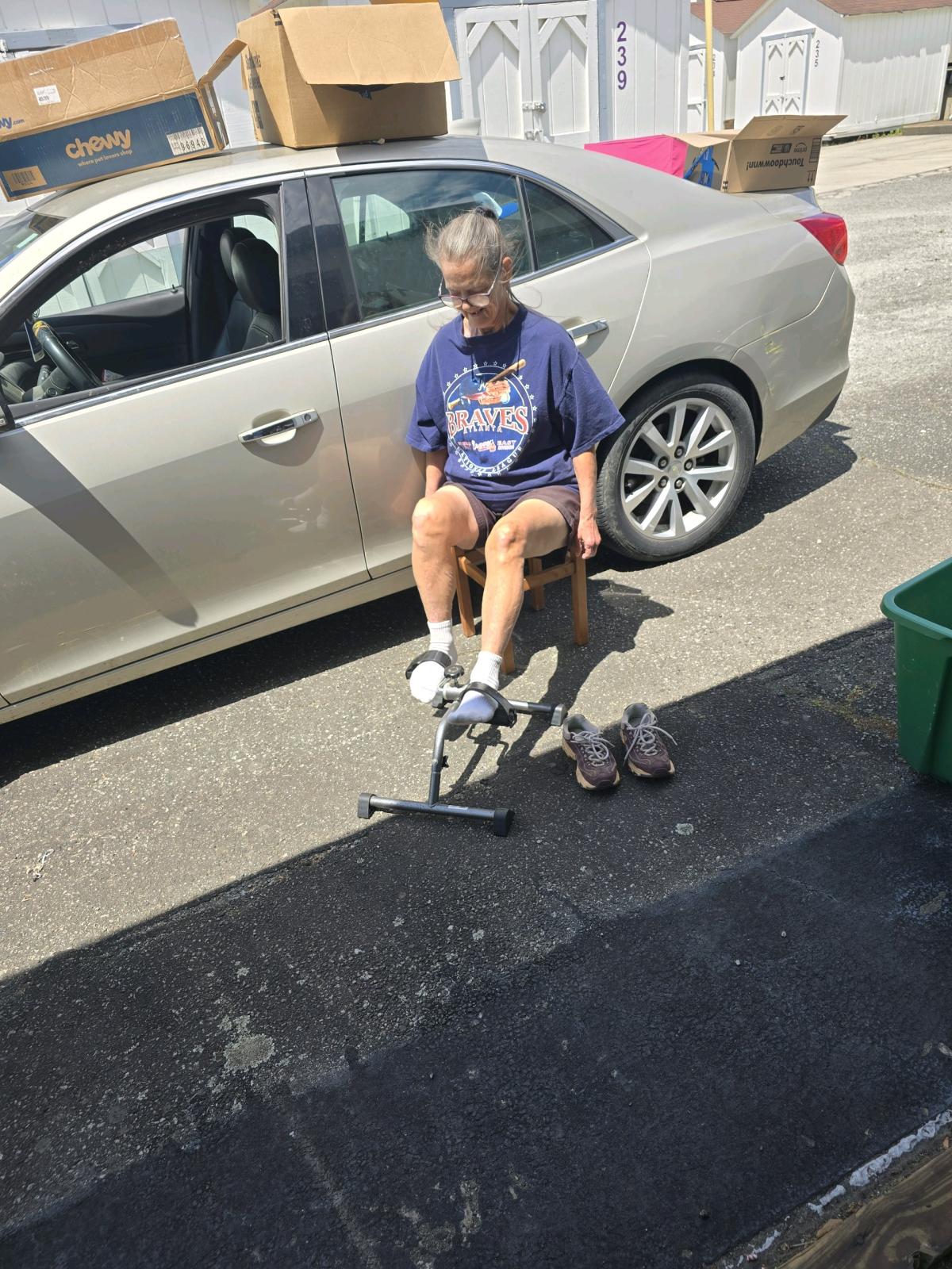 portable pedal exerciser