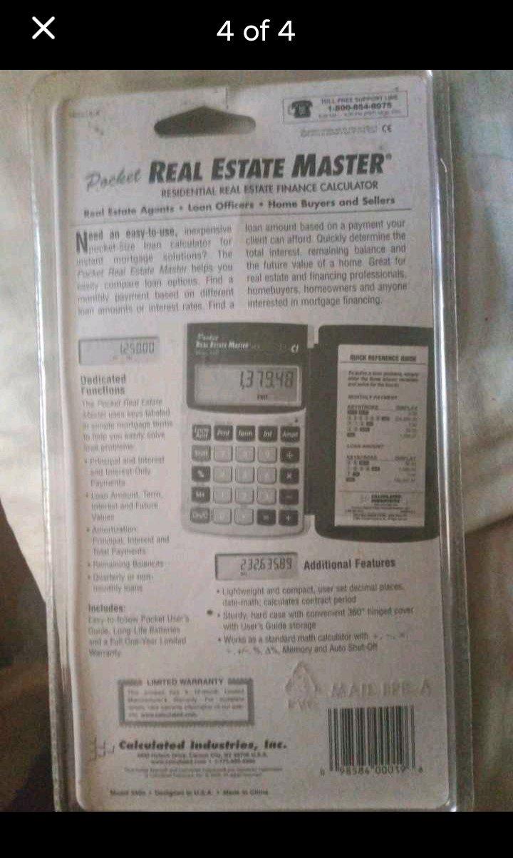 A New Real Estate Calculator