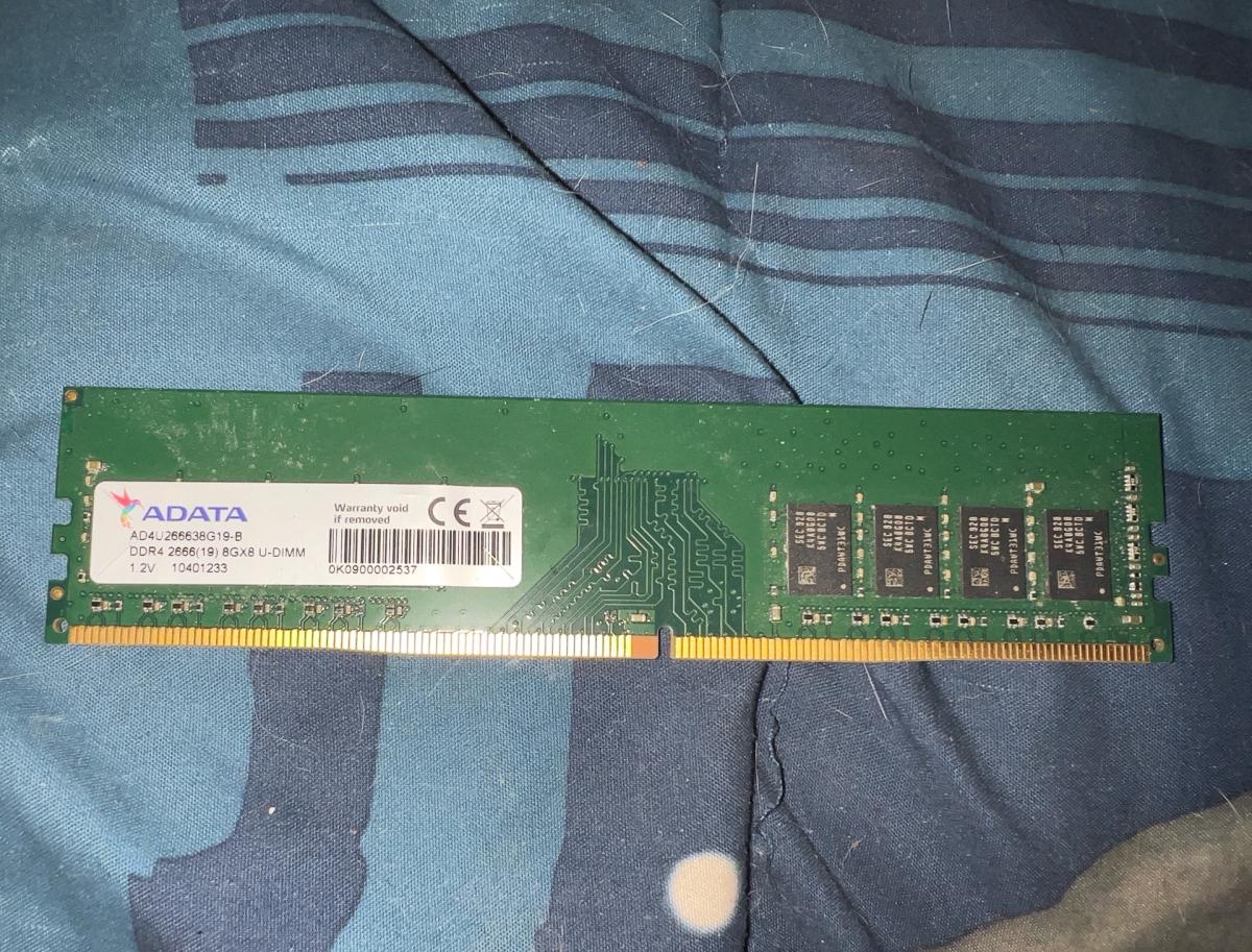 8GB DDR4 Desktop RAM  ADATA 2666MHz AD4U26668G19B