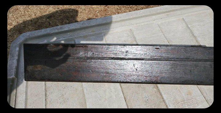 A Antique Wooden Stained Shelf